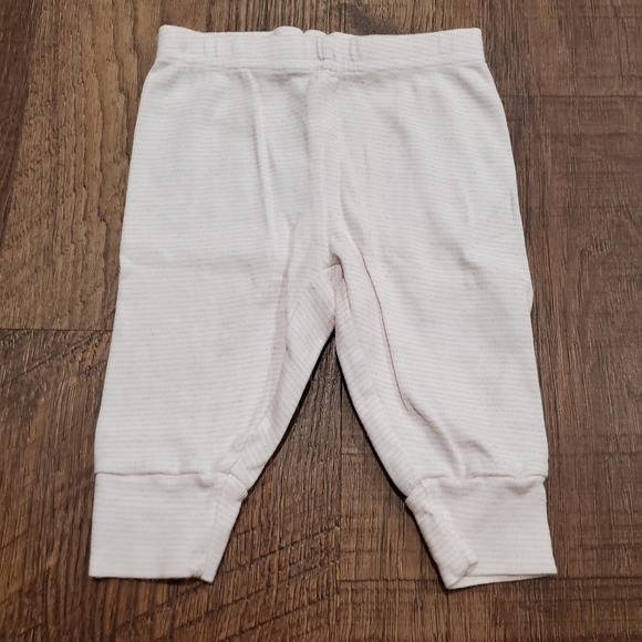 Carters Just One You Baby Girl Neutral Top Tee Shirt Leggings Pants Striped 3M - Picture 7 of 8